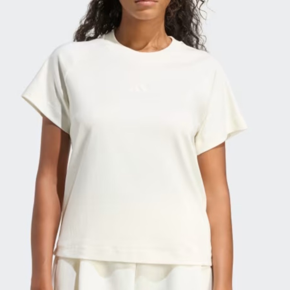 adidas Women's Off-White Short Sleeve Tee